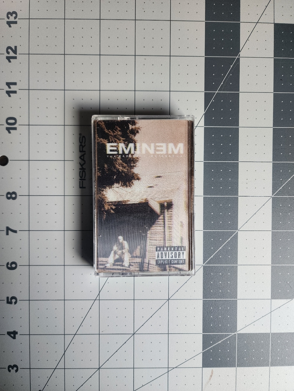 Eminem The Marshall Mathers LP Cassette Tape - Holo Shifting Moving Album Art
